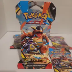 Mega Evolution Sleeved Booster Packs Pokemon TCG Sealed LOT of 5 - Image 2