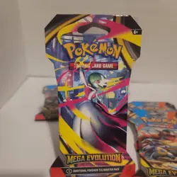 Mega Evolution Sleeved Booster Packs Pokemon TCG Sealed LOT of 5 - Image 3
