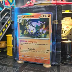 Chandelure Twilight Masquerade Holo Pokemon TCG 038/167 Scarlet & Violet Rare - Image 2