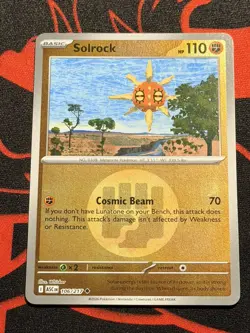 Solrock 106/217 - Energy Reverse Holo - Ascended Heroes Pokemon NM! Buy now! - Image 1