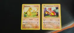 Carte Pokemon set base Shadowless unlimited 102 Charmander Pikachu Squirtle Wotc - Image 2