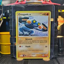 Croagunk Arceus Pokemon TCG 61/99 Platinum Common - Image 1