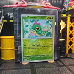 Caterpie 151 Reverse Holo Pokemon TCG 010/165 Scarlet & Violet Common - Image 3