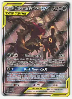 Pokemon Sun & Moon Promo Umbreon & Darkrai GX SM41 - NEAR MINT - Image 1