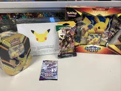 Pokemon Lot Of 5 Box ETB Celebrations, Evolving Skies, Shinning Fates Pikachu - Image 1
