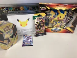 Pokemon Lot Of 5 Box ETB Celebrations, Evolving Skies, Shinning Fates Pikachu - Image 2