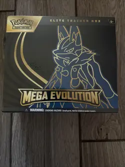 Pokemon TCG Mega Evolutions Elite Trainer Box Lucario Art (SEALED) - Image 1