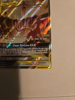 Pokemon TCG Espeon & Deoxys GX SM240 Black Star Promo Full Art Holo - Image 4