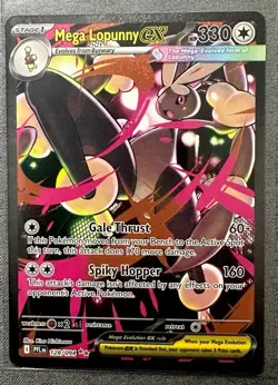 Pokemon TCG Mega Lopunny Ex - 128/094 - ME02: Phantasmal Flames SIR Near Mint - Image 1