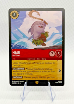 Disney Lorcana Maui - Half Shark 124/204 Legendary Azurite Sea - Image 1