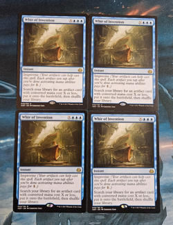 4X Whir of Invention, LP, Aether Revolt, Playset, Magic, MTG - Image 1
