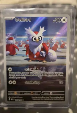 Pokemon Card Delibird 152/132 Illustration Rare Mega Evolution Base Set NM - Image 1