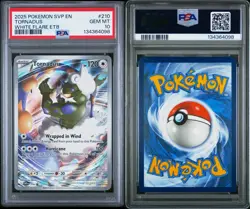 2025 POKEMON SVP EN-SV BLACK STAR PROMO | WHITE FLARE ETB - TORNADUS #210 PSA 10 - Image 4