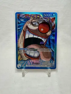 One Piece TCG Buggy Leader Alt Art OP09-042 Emperors in the New World English - Image 1
