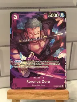 One Piece TCG - Welcome Promo - Roronoa Zoro - Full Art - OP09/076 - NM - Image 1