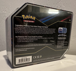 Pokemon Crown Zenith Moltres tin, Contains 5 Packs Crown Zenith & Promo Card - Image 2
