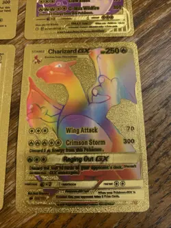 Lot Of 6 Pokemon CHARIZARD Gold Foil Cards VMAX GX Mixed Years - Image 5