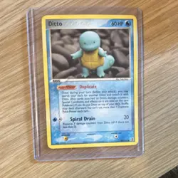 Pokemon EX Delta Species Ditto (Squirtle) 64/113 Regular Card English TCG - Image 1
