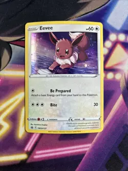 Eevee SWSH127 SWSH: Sword & Shield Promo Cards Holo VLP - Image 1