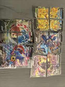 Pokemon NM V-UNION Promo Holo Lot 20 Cards Pikachu Morpeko Zacian Greninja SWSH - Image 1