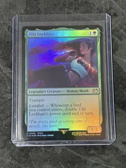 Tifa Lockhart Final Fantasy Foil Mtg Magic The Gathering - Image 1
