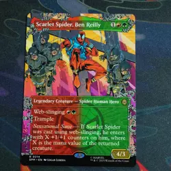MTG Scarlet Spider, Ben Reilly (Borderless) [Marvels Spider-Man, Near mint] - Image 1