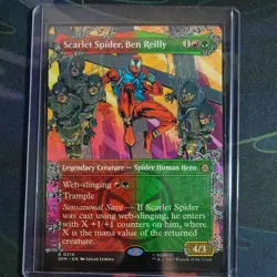 MTG Scarlet Spider, Ben Reilly (Borderless) [Marvels Spider-Man, Near mint] - Image 3