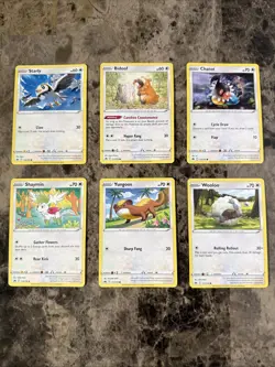 Pokemon Card Lot Complete Crown Zenith 6 Common & Uncommon Colorless Type - Image 2