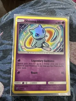 Pokemon TCG Shining Mew Holo Rare Card 40/73 Shining Legends - Image 1