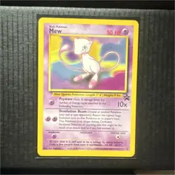 Pokemon Mew Wotc Promo 08/53 Basic Psychic Promo Regular 50 HP English TCG - Image 1