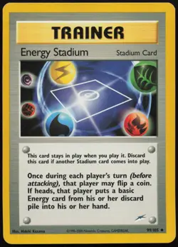 Energy Stadium #99 Neo Destiny Pokemon Card - Image 1