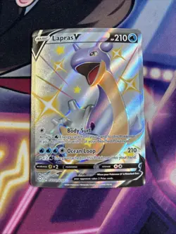 Lapras V - SV110/SV122 - Pokemon Shining Fates Sword Shield Shiny Rare Card NM - Image 1