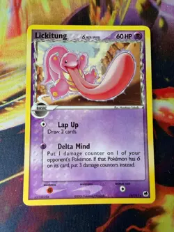 Lickitung 19/101 HP-DMG Non Holo Rare Dragon Frontiers 2006 Pokemon TCG - Image 1