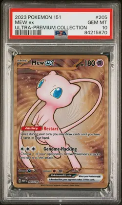 PSA 10 POKEMON 151 MEW ex ULTRA PREMIUM COLLECTION #205 (5870) - Image 1