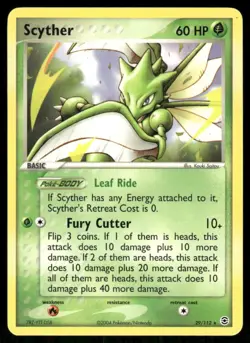 Pokemon Tcg Scyther #29 Pokemon Fire Red & Leaf Green LP - Image 1