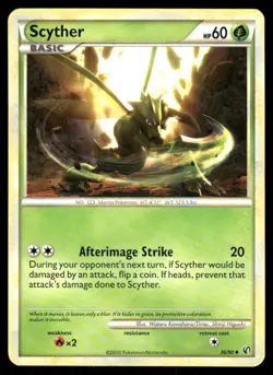 Pokemon Tcg Scyther #36 Pokemon Undaunted LP - Image 1