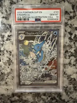 Kingdra EX 131 Scarlet & Violet Promo Holo Pokemon TCG PSA 10 - Image 1