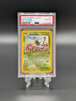 1999 Pokemon Jungle 1st Edition Butterfree #33/64 PSA 10 - Image 1