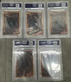 2015 YU-GI-OH! YUGI'S LEGENDARY DECK: EXODIA PSA 9s & 8 Graded Consecutively - Image 2
