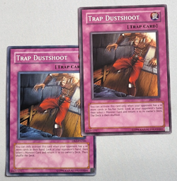 YuGiOh TCG 2 x Trap Dustshoot PGD-049 Unlimited Common LP - Image 1
