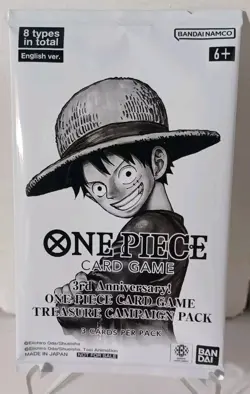 One Piece Promo Pack Sealed 3rd Anniversary!!(1pack) - Image 1