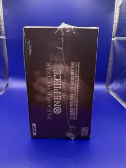 One Piece Paramount War Booster Box OP-02 Sealed English - With Acrylic Case - Image 3