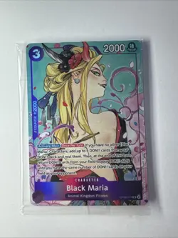 SEALED Black Maria (Illustration Box Vol.2) OP08-074 One Piece Promo - Image 1