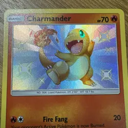Charmander SV6/SV94 Pokemon Hidden Fates: Shiny Vault Baby Shiny Holo Near Mint - Image 2