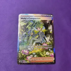 Pokemon TCG Wally's Compassion 186/132 Full-Art Special Illustration Rare! - Image 1