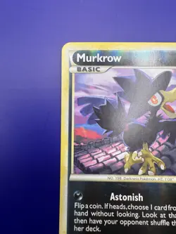 ⚡Murkrow 58/90 Undaunted Reverse Holo Pokemon TCG LP 2010 - Image 3
