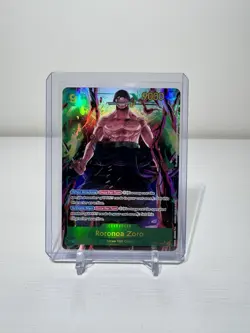 One Piece Wings of the Captain Roronoa Zoro OP06-118 Secret Rare SEC Alt Art - Image 1
