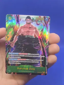 One Piece Wings of the Captain Roronoa Zoro OP06-118 Secret Rare SEC Alt Art - Image 2