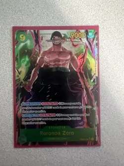 One Piece Wings Of The Captain Roronoa Zoro OP06-118 SEC Alt Art Parallel - Image 1