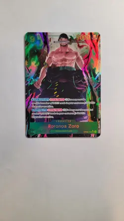One Piece Wings Of The Captain Roronoa Zoro OP06-118 SEC Alt Art Parallel - Image 1